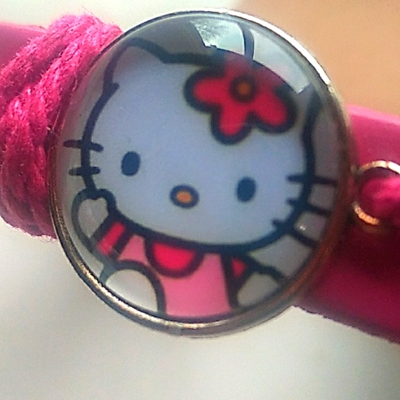 Hello kitty pink cute bracelet adjustable new - Picture 2 of 4